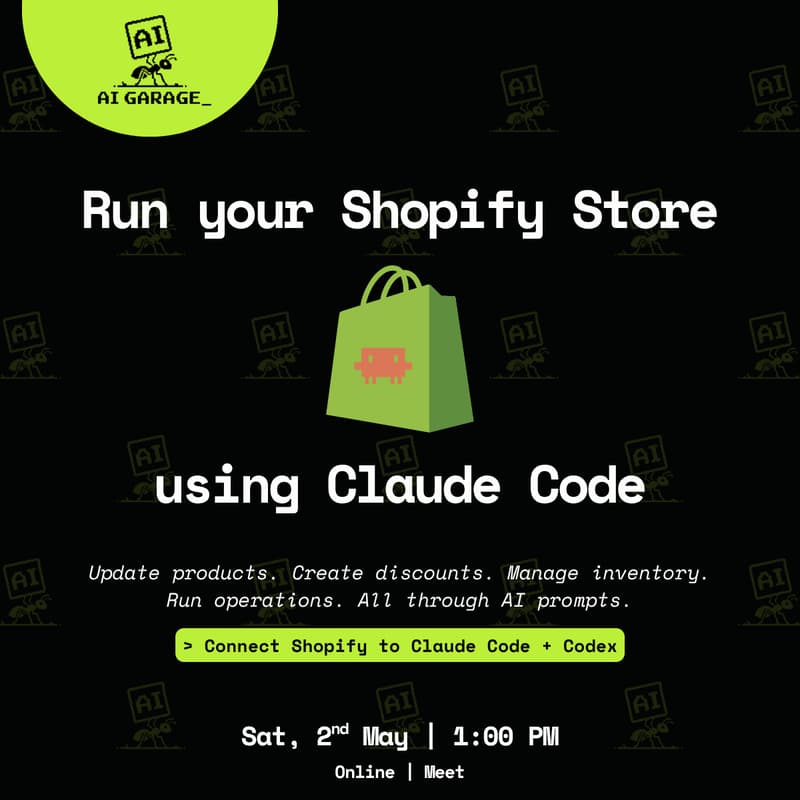 Cover Image for Run your Shopify Store using Claude Code