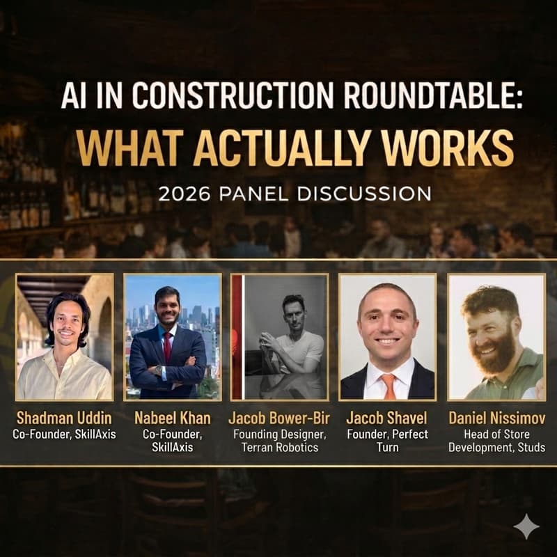 Cover Image for AI in Construction Roundtable: What Actually Works in 2026