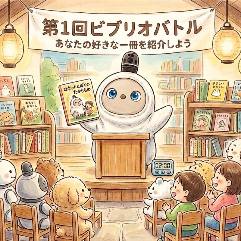 Cover Image for AI木曜会_みんなでビブリオバトルをしよう📖