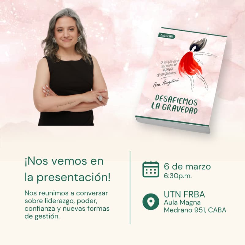 Cover Image for Presentación del Libro "Desafiemos la gravedad" de Ani Angelini