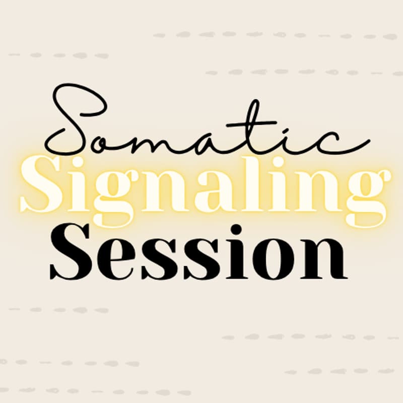 Cover Image for Somatic Signaling Guide™ Session: A Body-Based Practice for Creative Clarity
