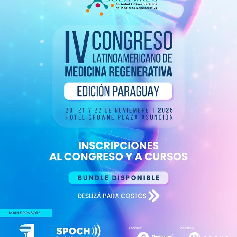 Foto de portada de IV Congreso Latinoamericano de Medicina Regenerativa