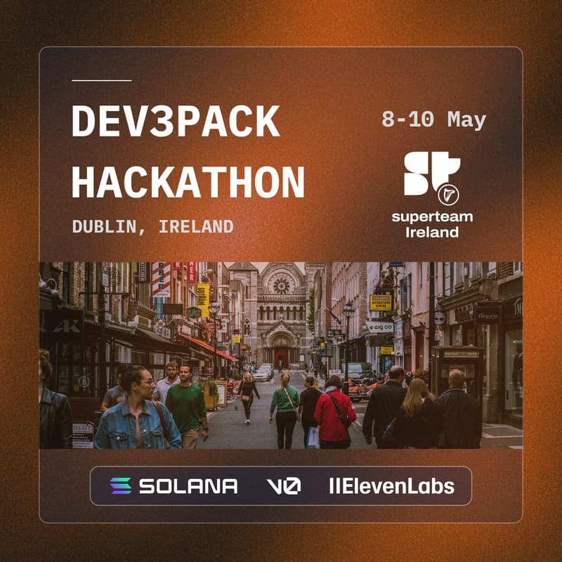 Cover Image for Dev3pack Hack, Dublin 🇮🇪