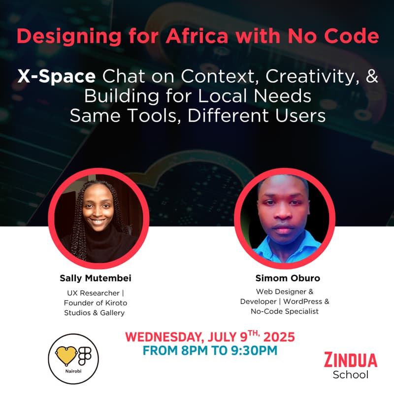 Cover Image for Designing for Africa with No Code: Same Tools, Different Users