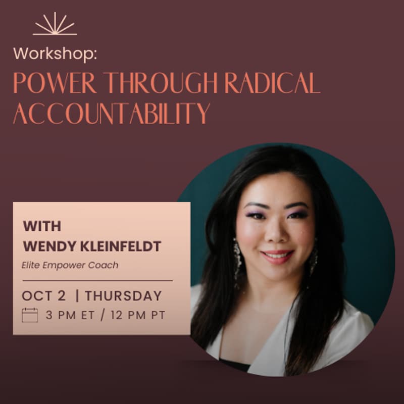 Cover Image for Power through Radical Accountability Workshop with Wendy Kleinfeldt