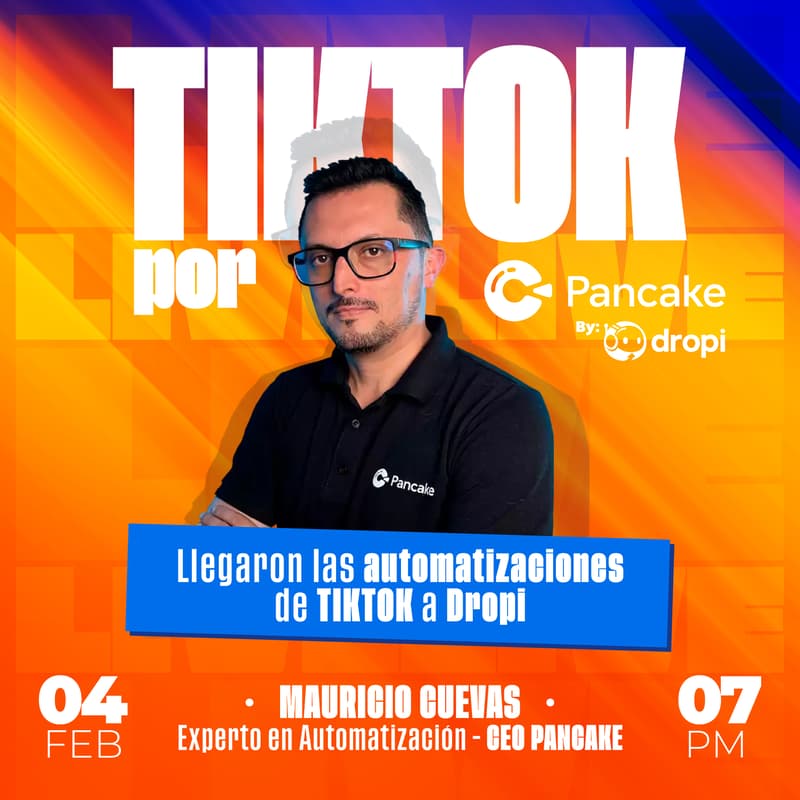 Foto de portada de Tiktok x Pancake by Dropi