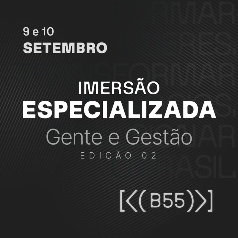 Cover Image for IMERSÃO ESPECIALIZADA | TALENTO - 9 e 10 de setembro