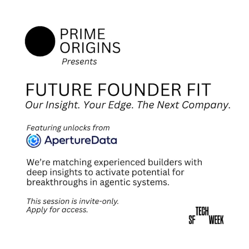 Cover Image for Future Founder Fit: Build With Our Insight and Your Edge | #ApertureData