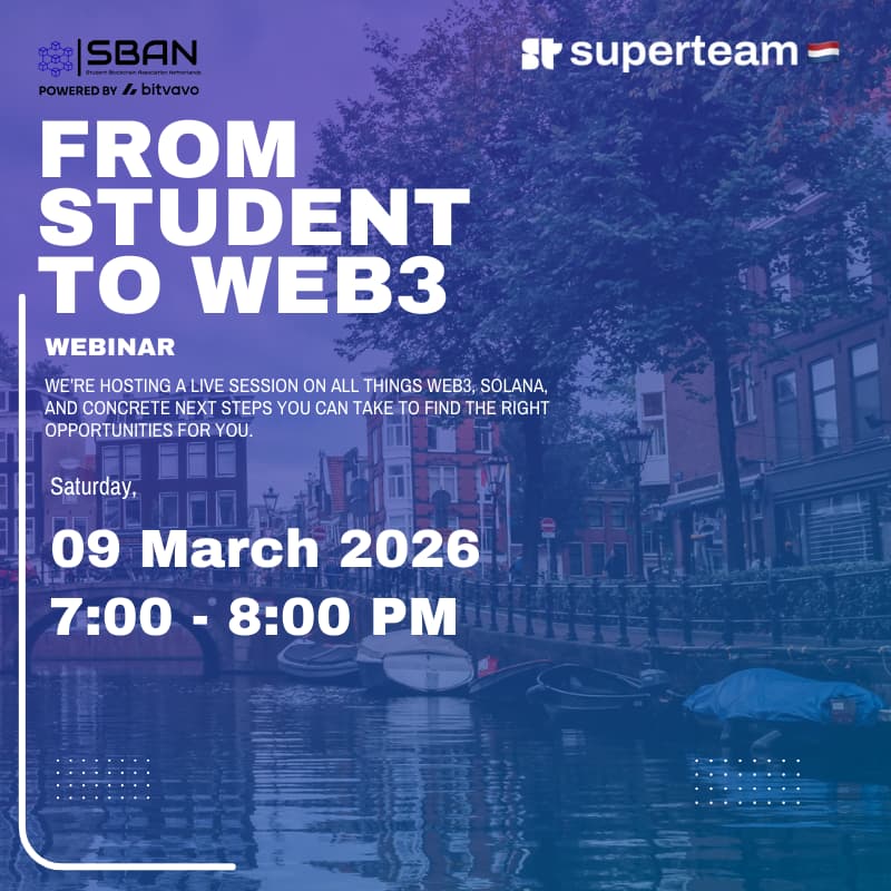 Cover Image for From Student To Web3 - Webinar