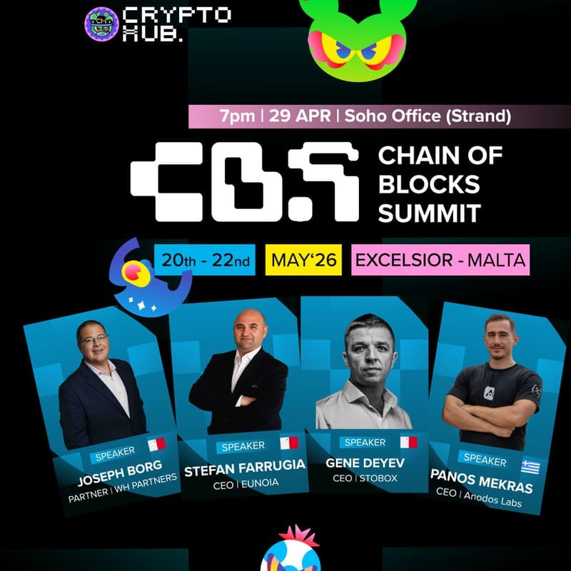Cover Image for Chain of Blocks Summit 2026 - let's connect!