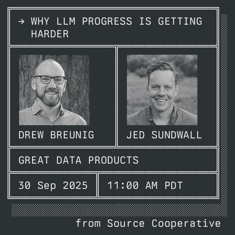 Cover Image for Why LLM Progress is Getting Harder — A Conversation with Drew Breunig