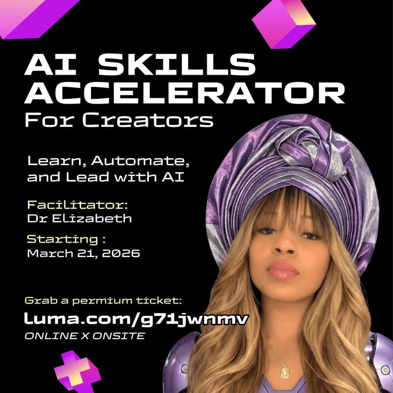 Cover Image for AI Skills Accelerator for Creators