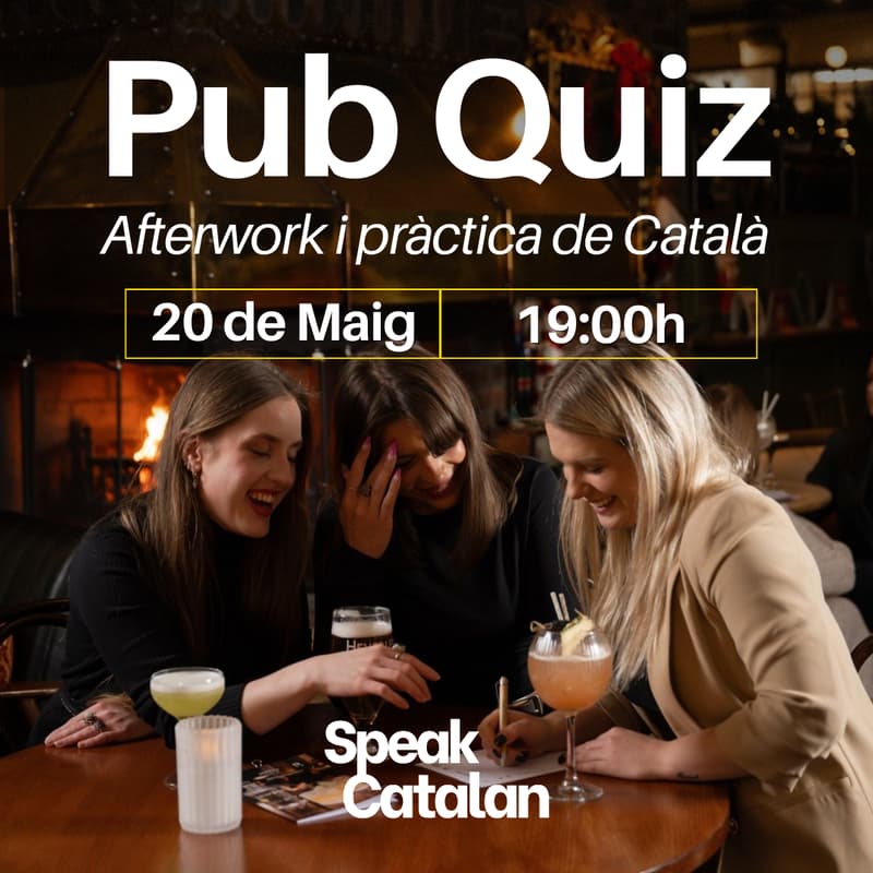 Cover Image for Pub Quiz & Afterwork to practice catalan 🤝