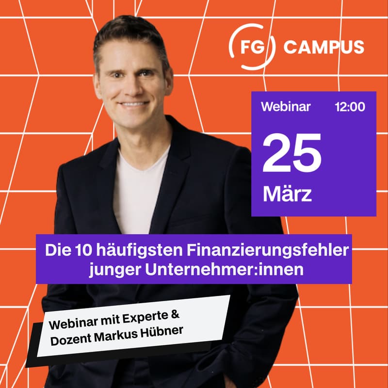 Cover Image for Die 10 häufigsten Finanzierungsfehler junger Unternehmer:innen
