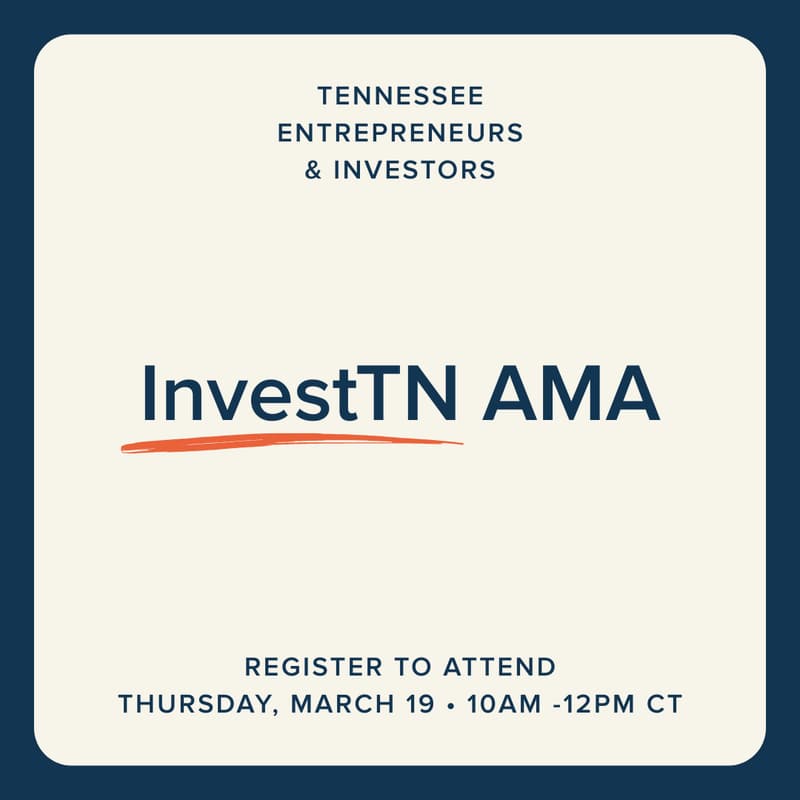 Cover Image for InvestTN AMA March 2026