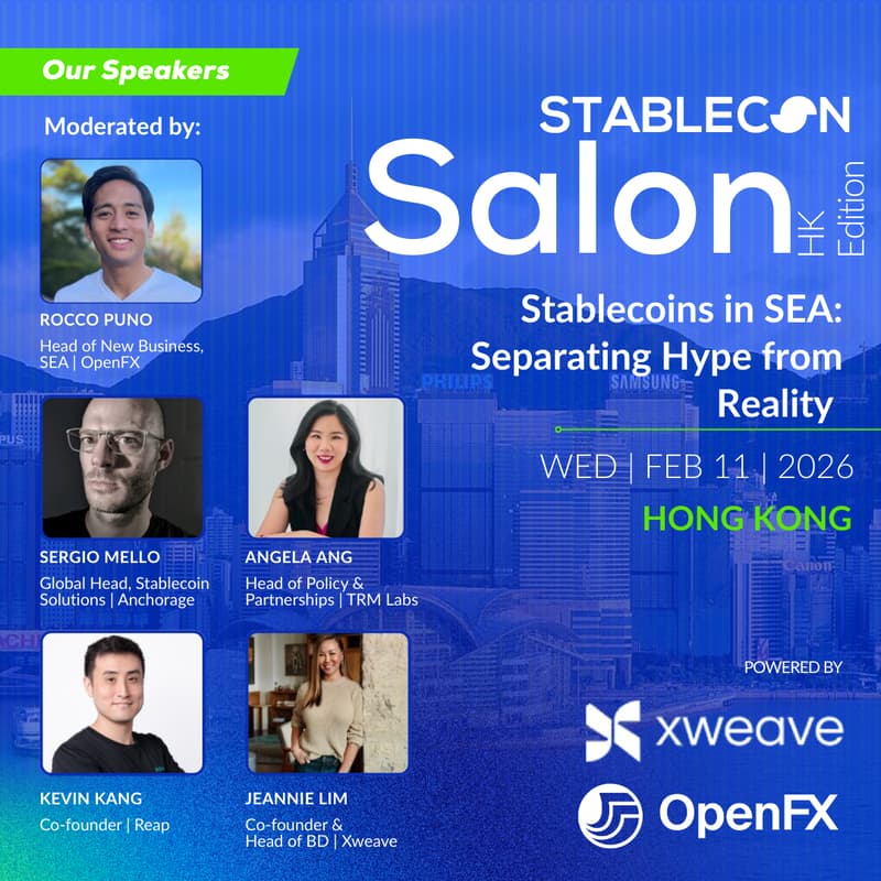 Cover Image for Stablecon Salon: Hong Kong Edition @ Consensus 2026