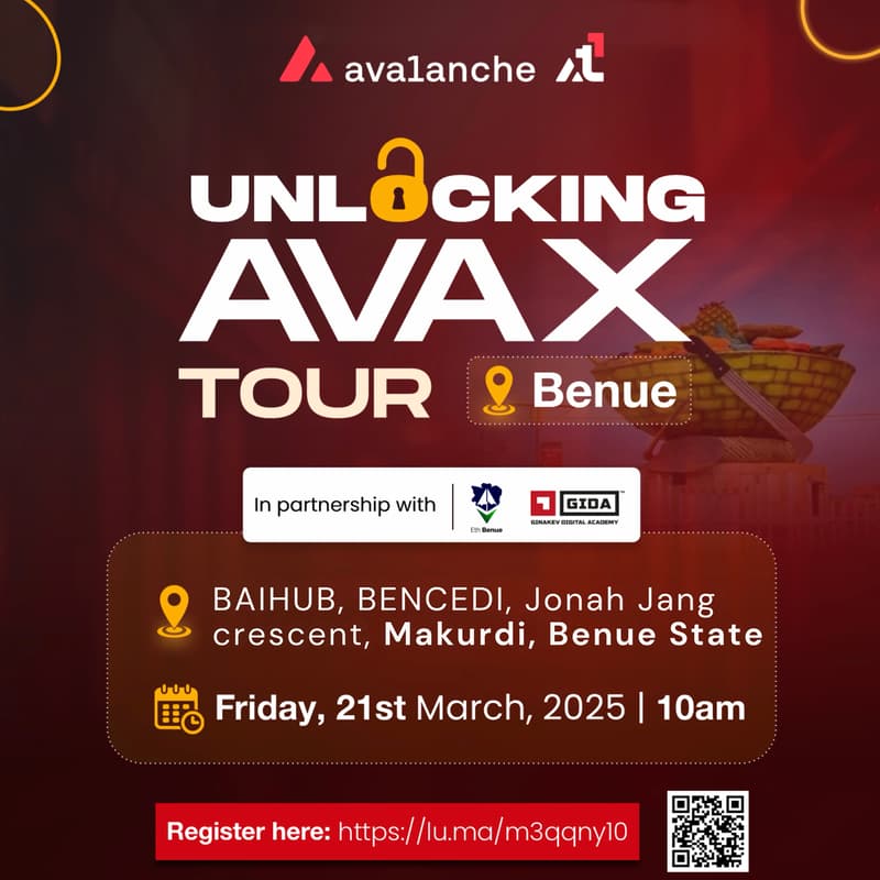 Cover Image for Unlocking Avax Tour; Benue Editon