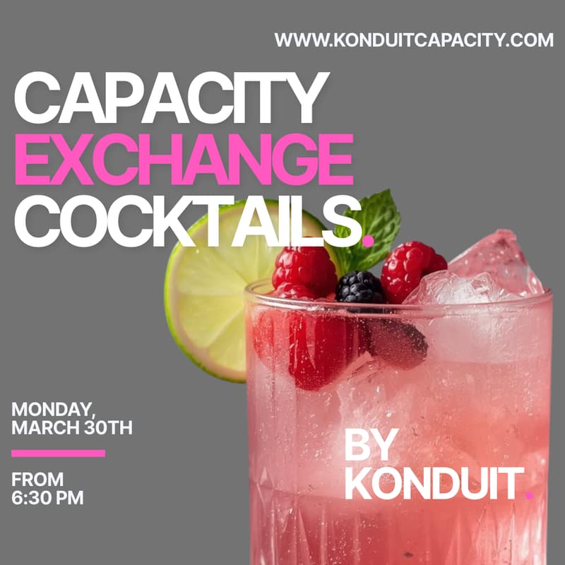 Cover Image for Capacity Exchange Cocktails by Konduit