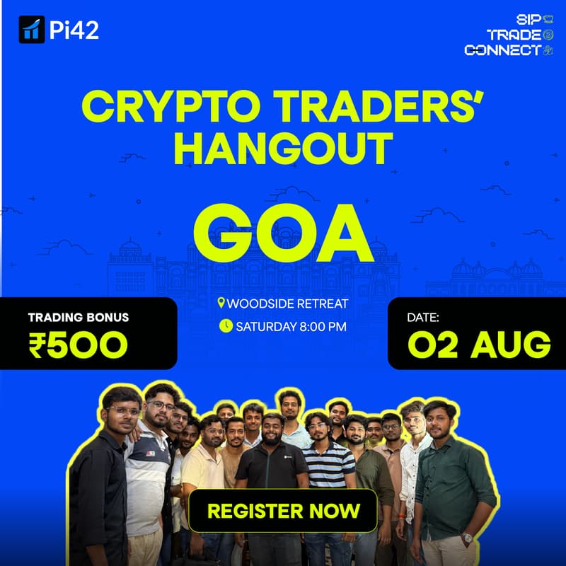 Cover Image for Pi42 Crypto Tradersβ Hangout - Goa