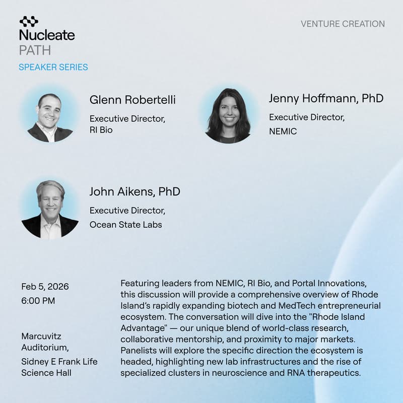 Cover Image for Nucleate RI | PATH:Inside Venture Creation