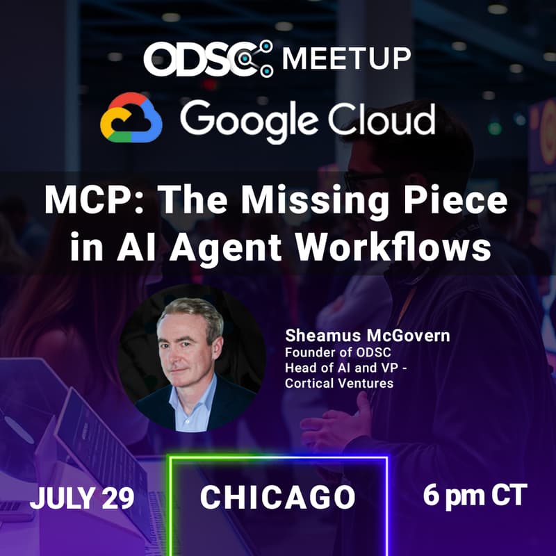 Cover Image for ODSC & Google Cloud AI Meetup in Chicago, IL