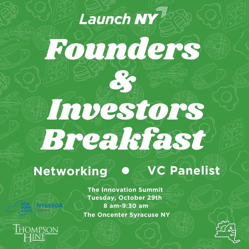 Cover Image for Founders & Investors Breakfast: Networking and Panel on Trends in Venture Capital Funding Overall and In Clean Energy and Climate Tech