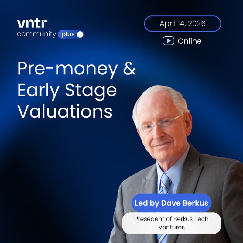Cover Image for Investor Workshop Online: Pre-money & Early Stage Valuations