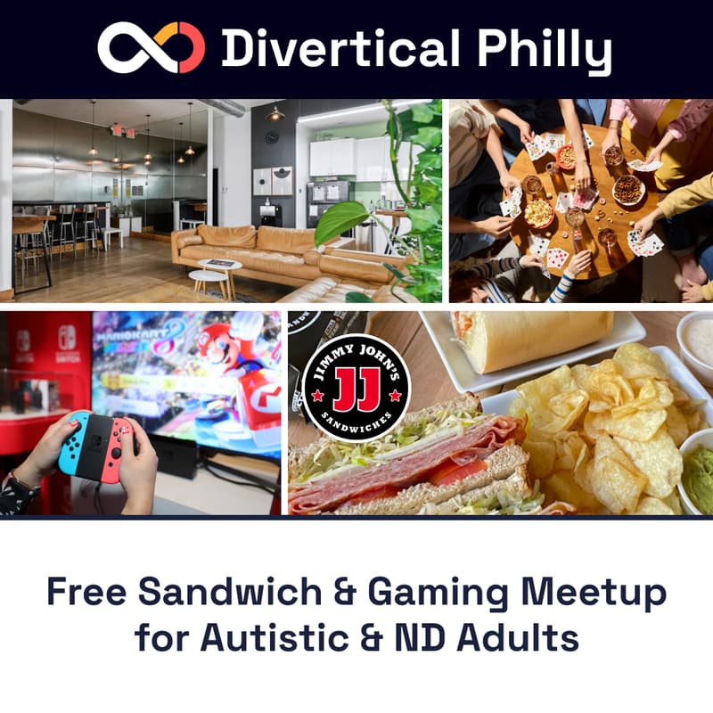 Cover Image for Free Sandwich & Gaming Meetup for Autistic & ND Adults