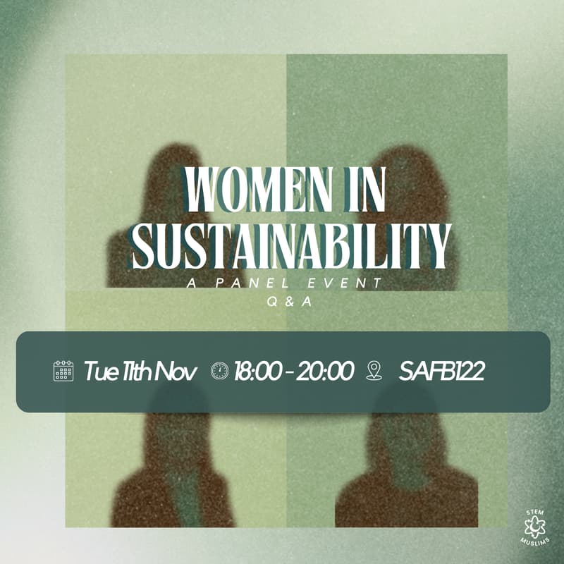 Cover Image for Women in Sustainability Panel Event