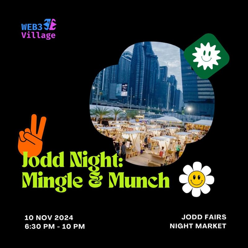 Cover Image for Jodd Night with Web3Village: Mingle & Munch