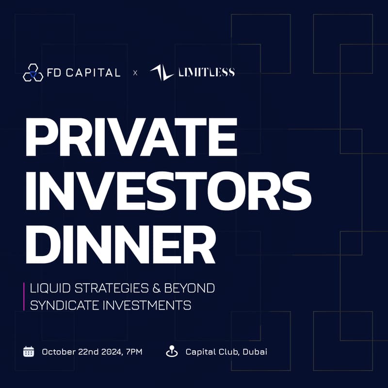 Cover Image for Private Investors Dinner LIMITLESS x FD CAPITAL