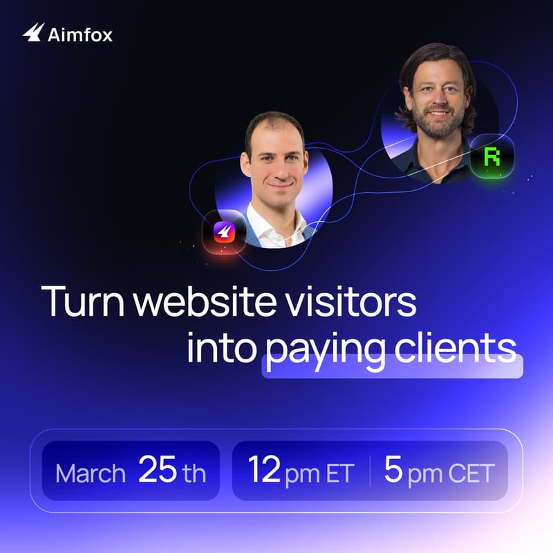 Cover Image for RB2B + Aimfox - Connect with your website visitors on LinkedIn