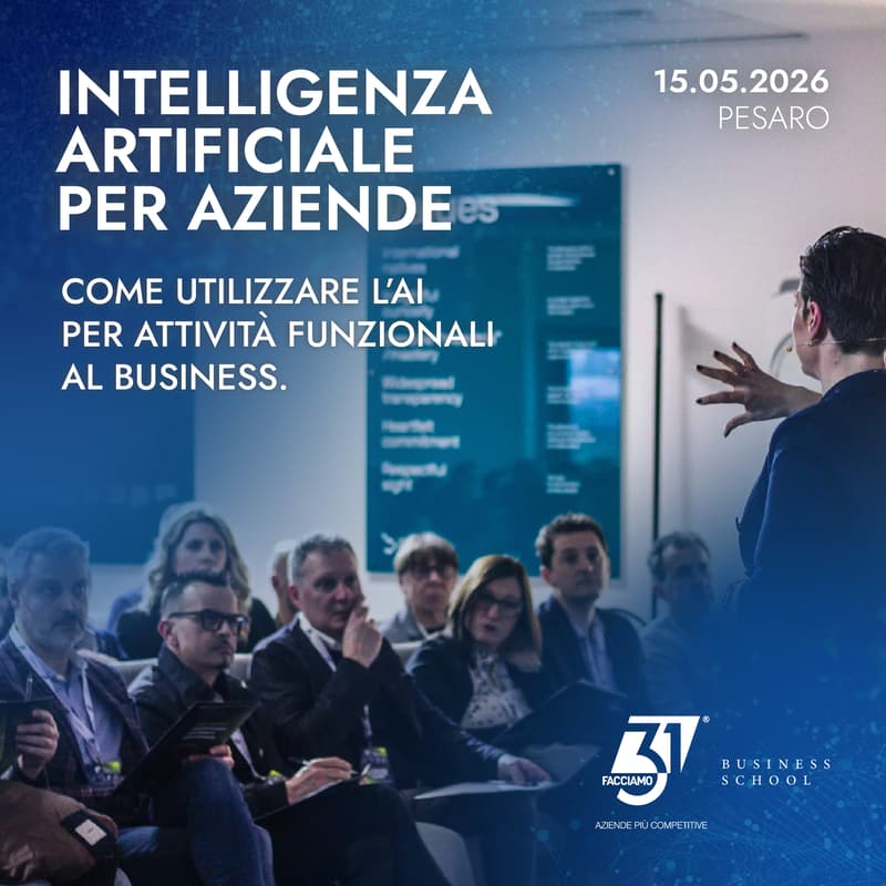 Cover Image for INTELLIGENZA ARTIFICIALE PER AZIENDE