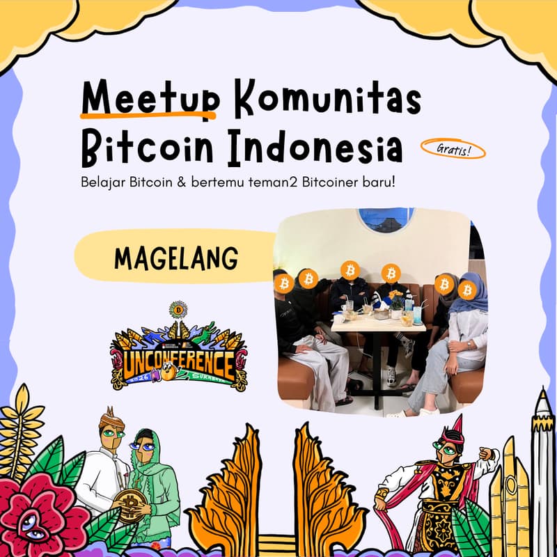 Cover Image for Bitcoin Indonesia Community Meetup Magelang 30 Agustus 2026