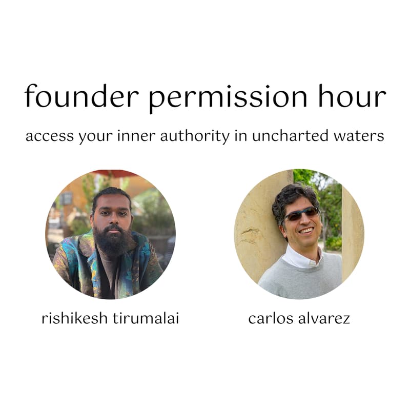 Cover Image for founder permission hour: leading from within