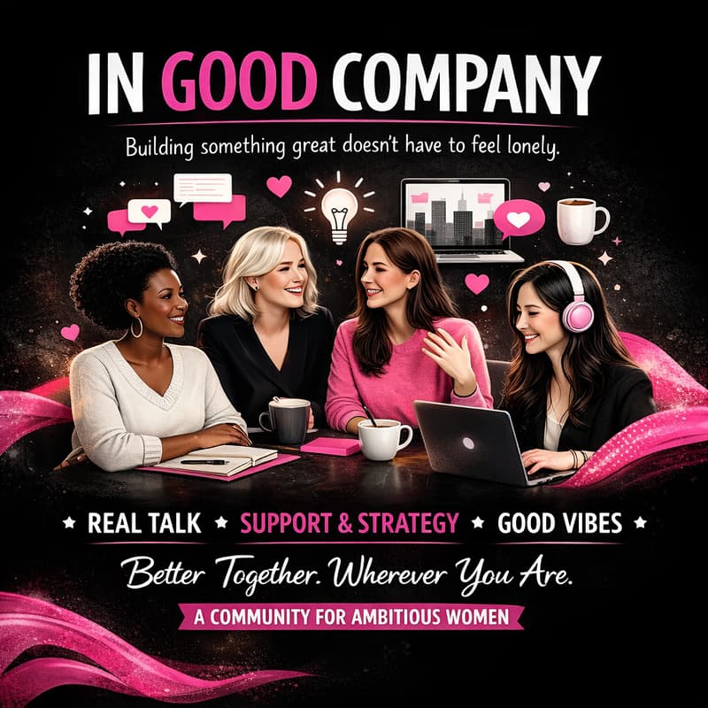 Cover Image for In Good Company (A Women's Monthly Virtual Group)