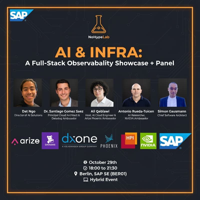 Cover Image for AI & INFRA: A Full-Stack Observability Showcase + Panel [Hybrid Event]