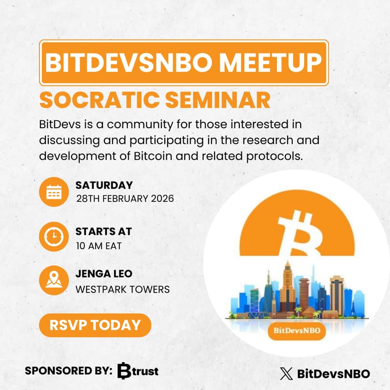 Cover Image for BitDevs Nairobi, SS25