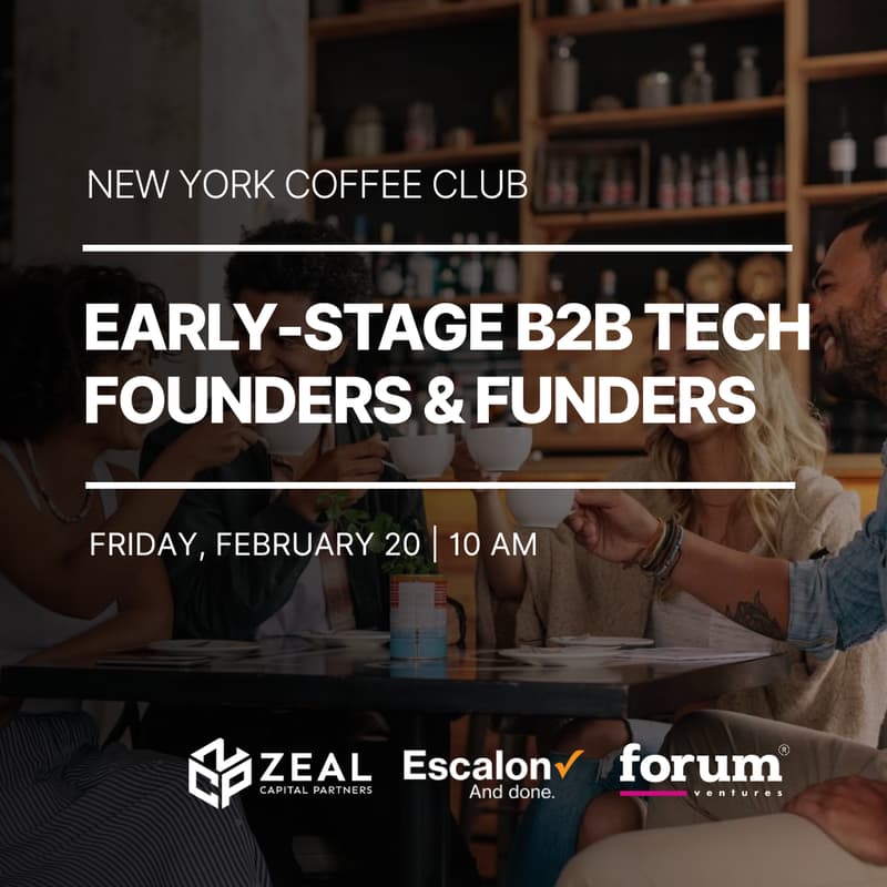 Cover Image for NYC Coffee Club | Early-Stage B2B Founders & Funders