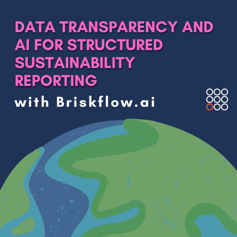 Cover Image for Data Transparency and AI for Structured Sustainability Reporting
