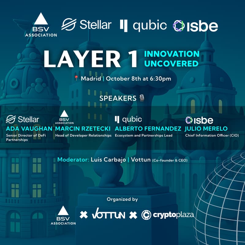 Cover Image for BSV, Stellar, Qubic & ISBE – Layer 1 innovation uncovered