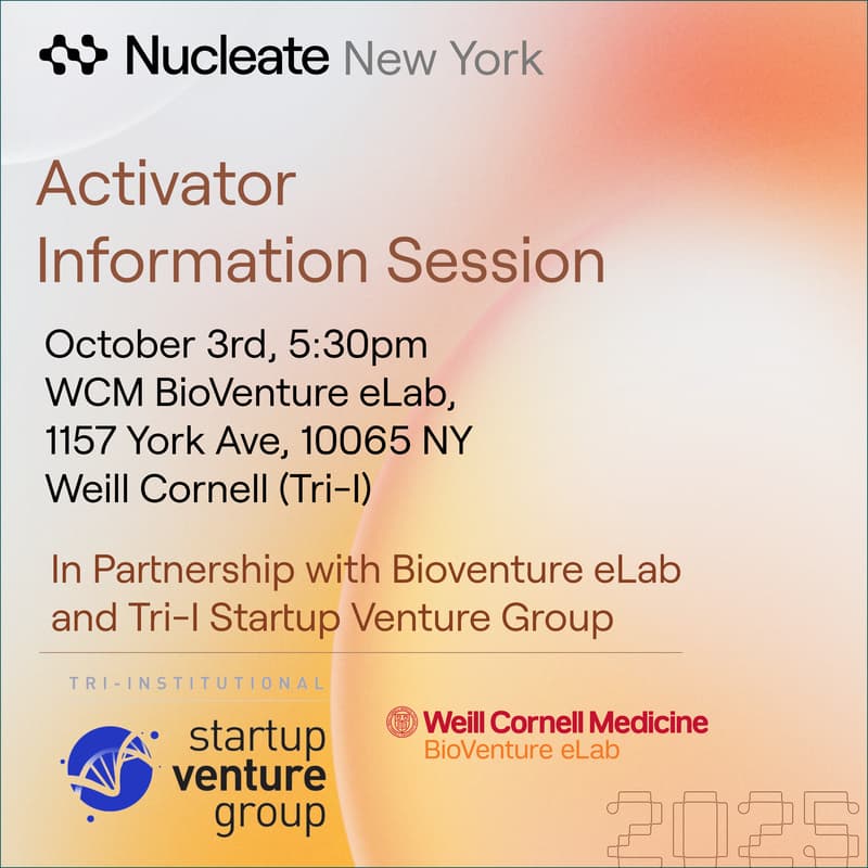 Cover Image for Nucleate NY Activator Info Session - Tri-I