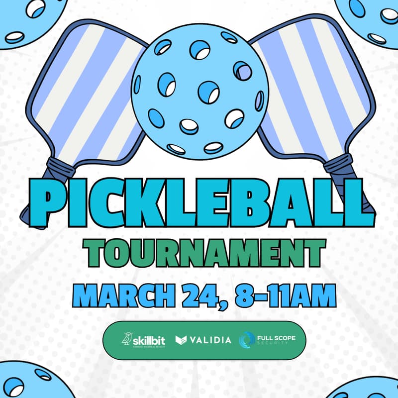 Cover Image for RSAC Pickleball Tournament | Hosted by Validia, SkillBit, Full Scope Security