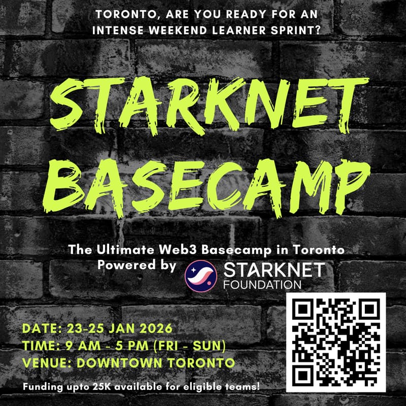 Cover Image for Starknet Basecamp Toronto