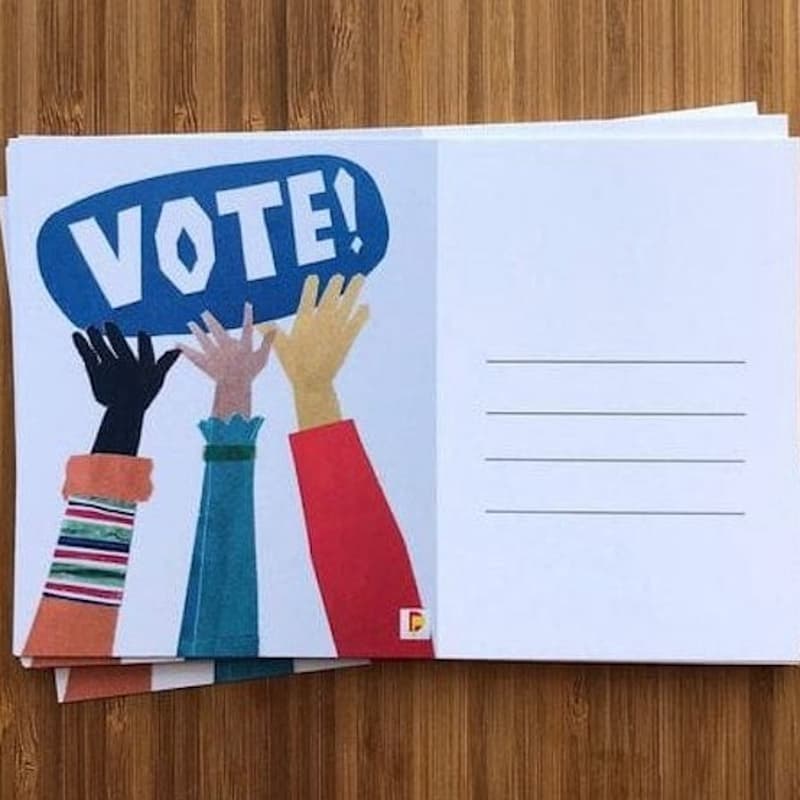 Cover Image for "Get out the vote" postcard-writing hang out