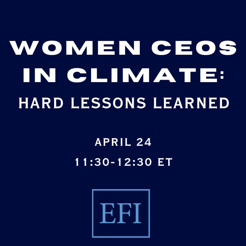 Cover Image for What top women CEOs wish they knew earlier in climate tech and clean energy