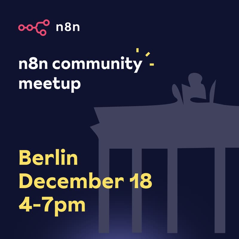 Cover Image for 🎄 n8n Christmas Community Meetup Berlin