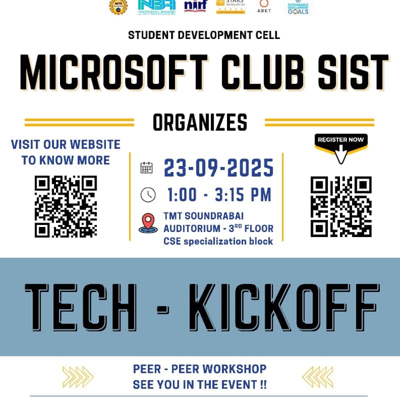 Cover Image for Microsoft Club SIST - Orientation