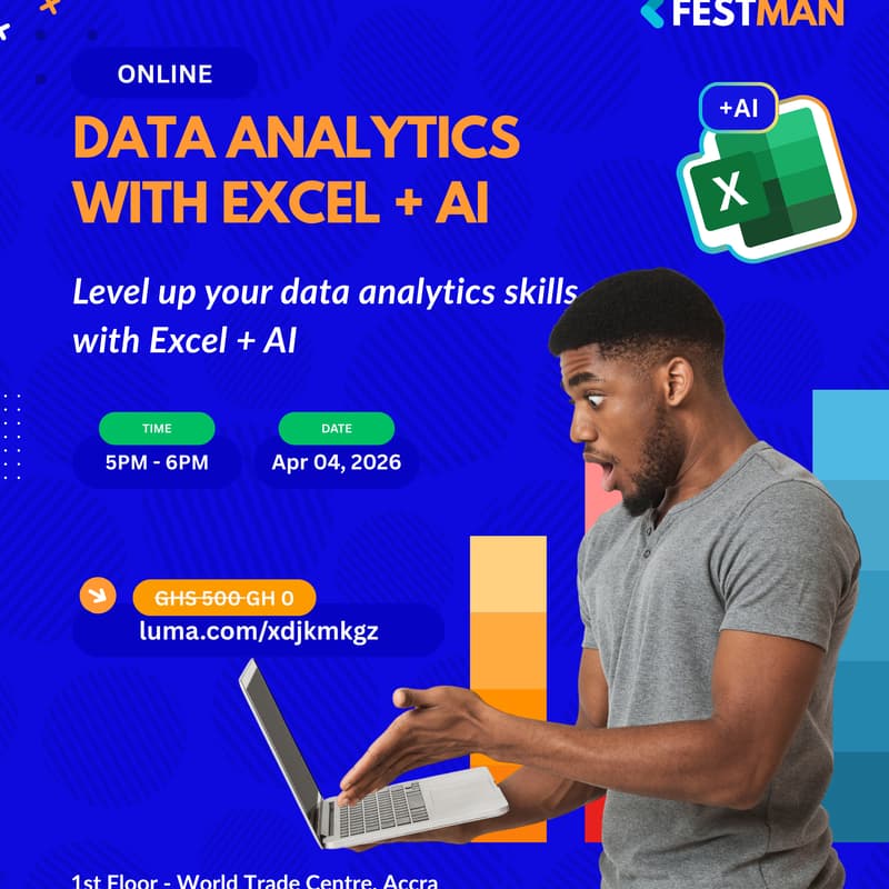 Cover Image for Data Analytics with Excel + AI