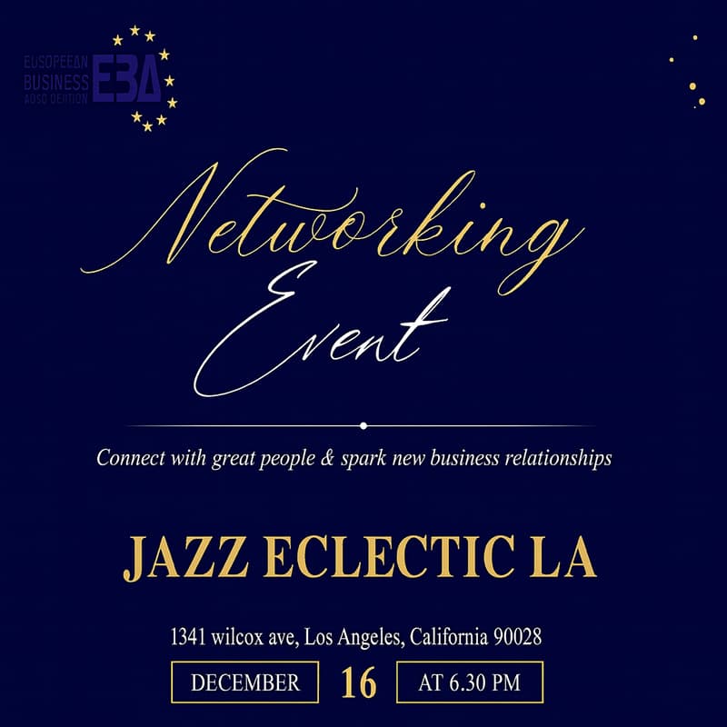 Cover Image for European Chamber L.A. Networking
